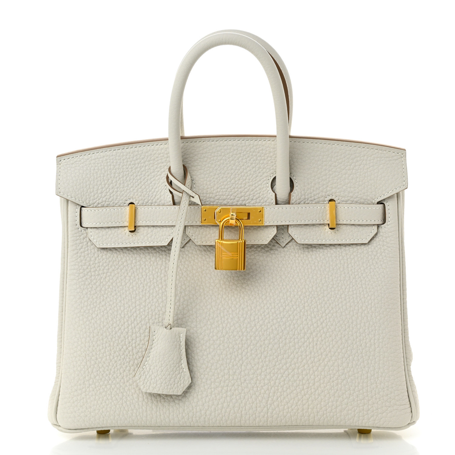 Togo Birkin 25 Gris Perle | FASHIONPHILE (US)