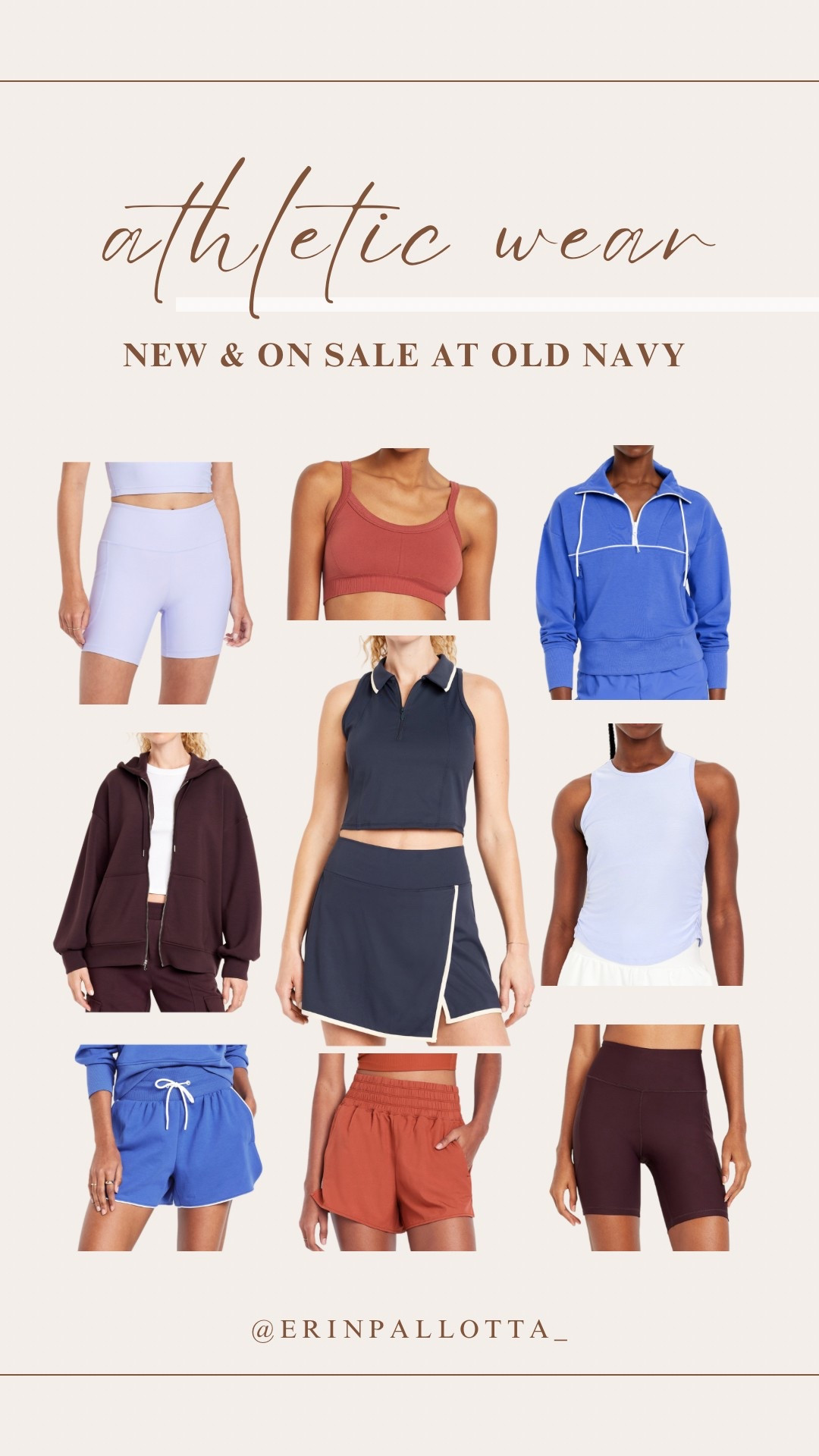 Old Navy really stepped up their game in the athletic wear department 🏃🏼‍♀️ I love that most of their items come in the same colors so you can create your own set that works for YOU! All of these pieces and more are on sale right now, some under $10!

#LTKSummerEdit #LTKSaleAlert #LTKFindsUnder50