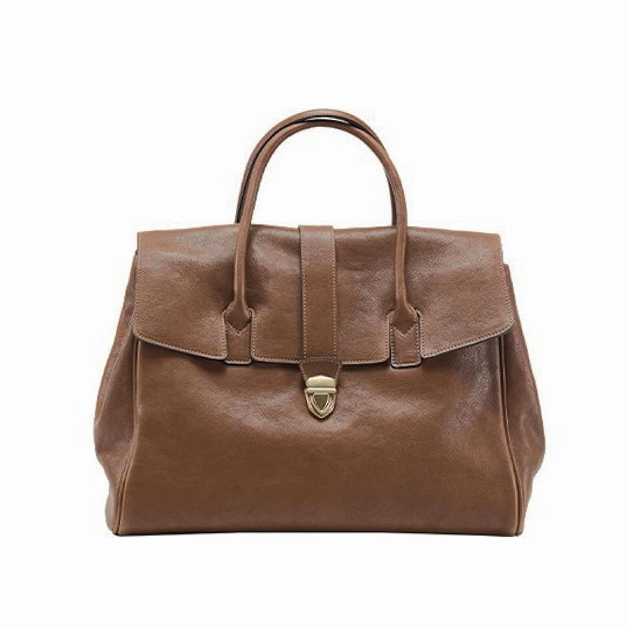 Stylish Large Capacity Tote Bag for Women - Premium Vegetable-Tanned Leather, Lightweight Commute... | Amazon (US)