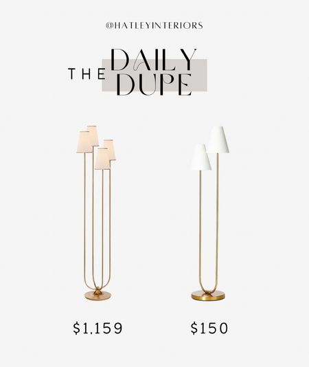 today’s daily dupe! 

designer dupe, look for less, brass floor
lamp, 2 head floor lamp, living room decor, home decor, lighting, target finds 

#LTKhome