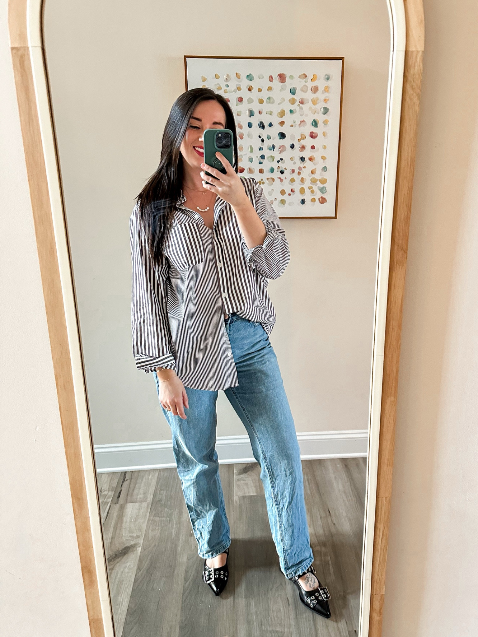 Agolde denim look for less from Target
Ganni ballet flat look for less from Amazon 

#LTKSeasonal #LTKfindsunder50 #LTKshoecrush