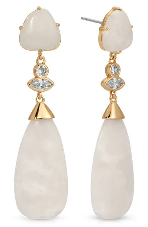 Ettika Solstice Drop Earrings in Bone at Nordstrom | Nordstrom