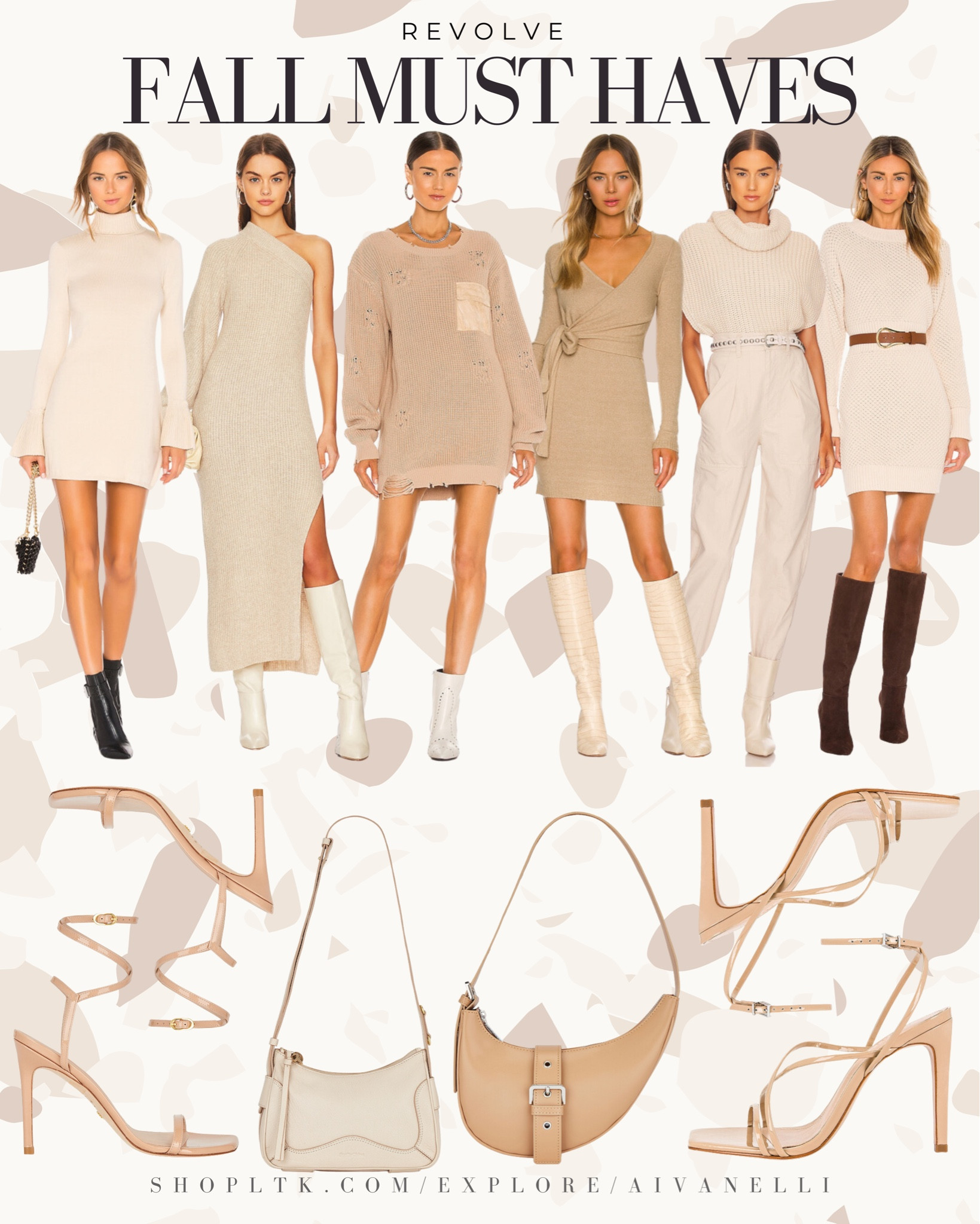 white christmas dresses Black & Cream Mini Dress