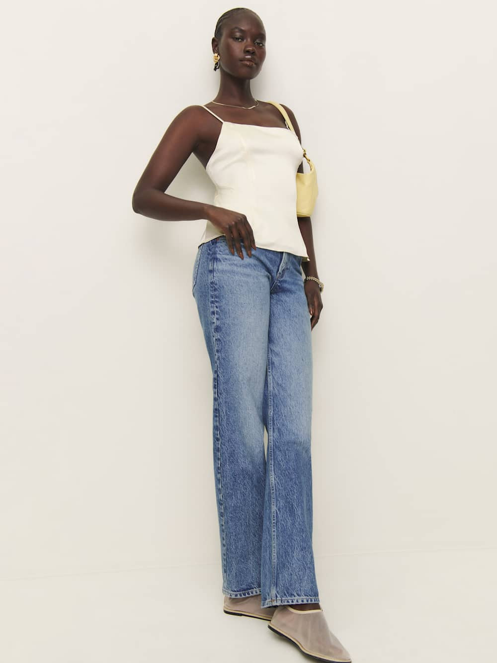 Isla Satin Top | Reformation (Global)