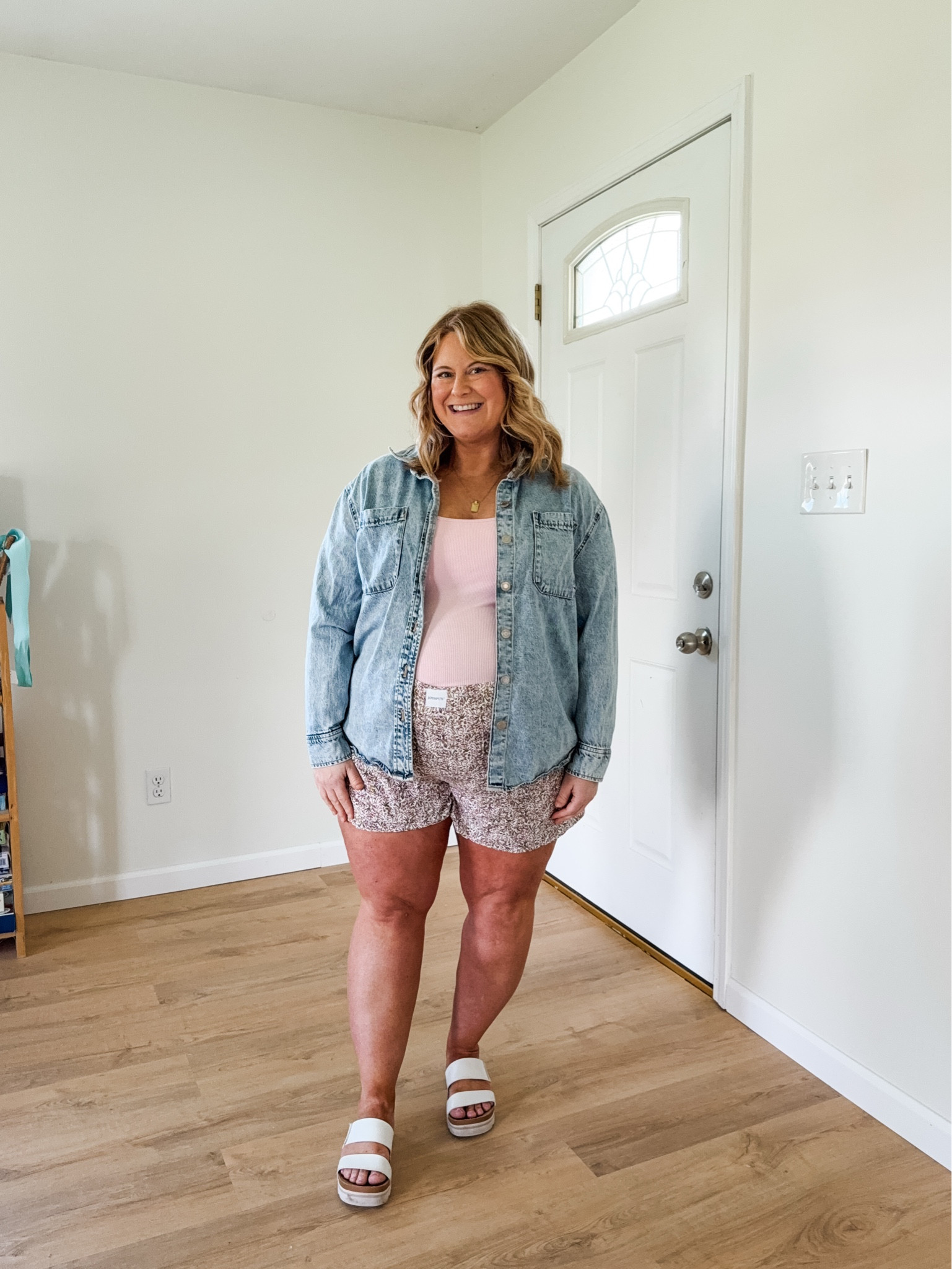 Wearing an XL in my tank and an XXL in my boxer shorts.  Denim shirt is older so linked similar.

#LTKMidsize #LTKBump #LTKSeasonal