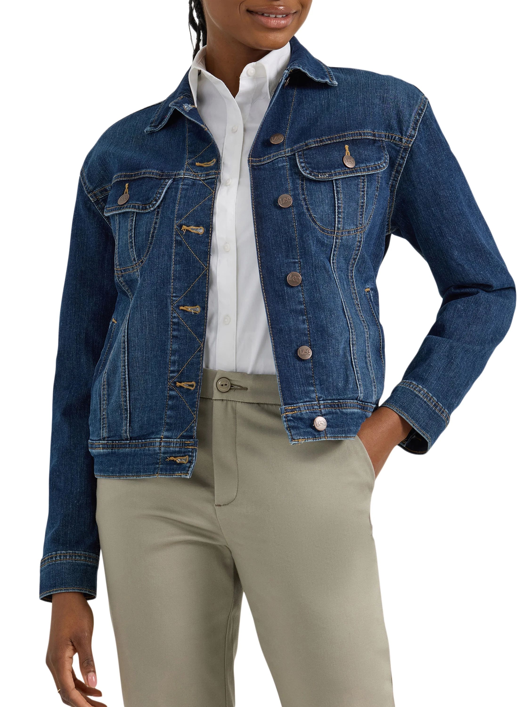 Lee Women's Loose Fit Heritage Denim Jacket | Walmart (US)