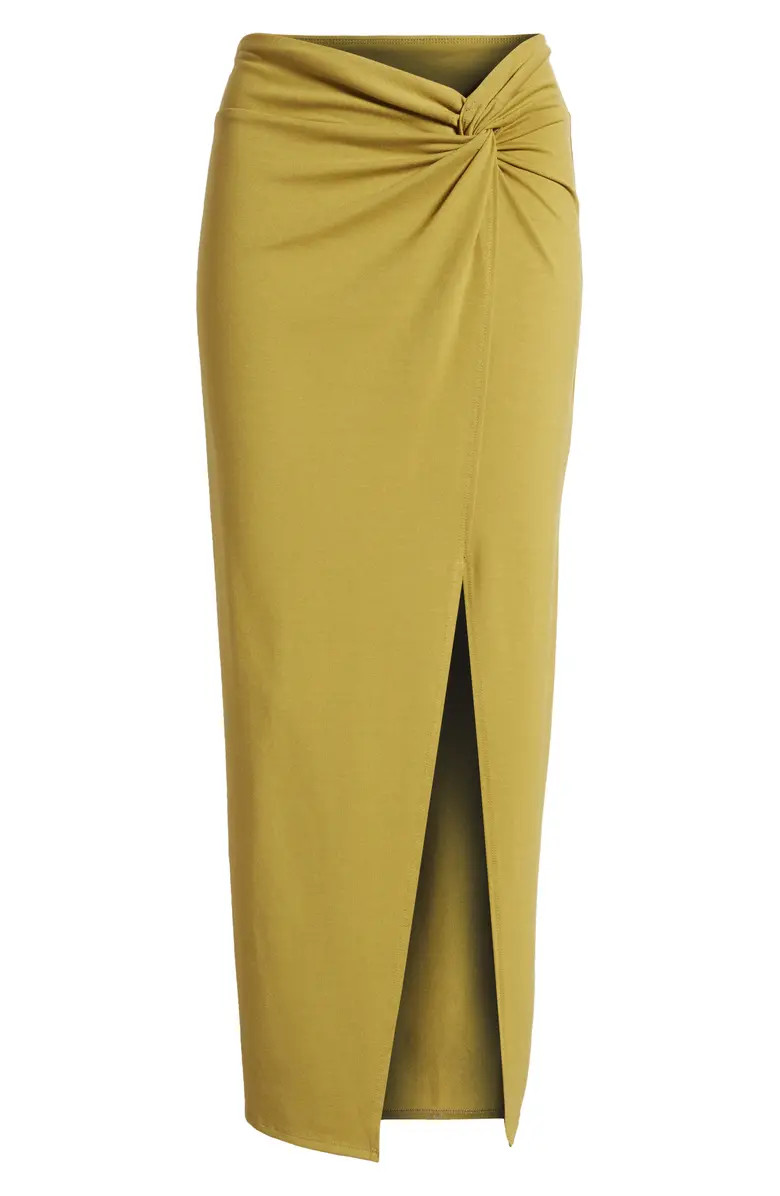 Twist Front Maxi Skirt | Nordstrom