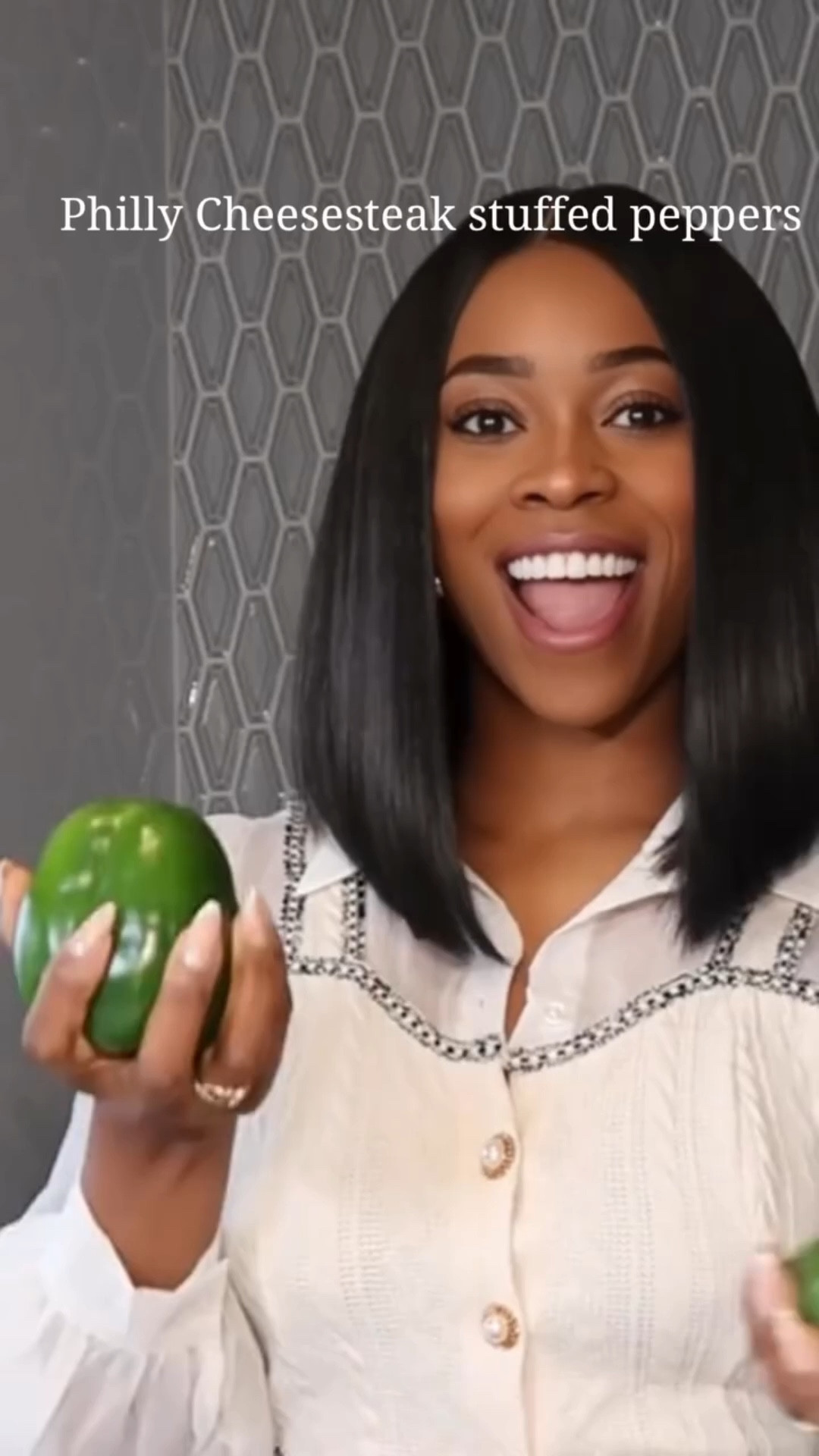 I didn’t think this recipe would be THIS good!! Philly Cheesesteak Stuffed Peppers 🤤 .. Low carb, super satisfying, and packed with flavor! This might be my new go-to dinner! 
Screenshot Below for recipe: 

Ingredients
	•	4 large bell peppers
	•	1 lb thinly sliced steak (ribeye, sirloin, or shaved steak)
	•	1 small onion, sliced or diced 
	•	1 cup sliced mushrooms (optional but delicious)
	•	1 tbsp olive oil
	•	1 tsp garlic powder
	•	½ tsp Slap ya Mama seasoning (free arm) @slapyamama 
 . @sauce Truff Salt ( just a pinch for bell peppers)
	•	½ tsp black pepper
	•	6–8 slices provolone cheese, White American or Mozerella
	•	Optional: parsley for garnish

Instructions

1. Prep the peppers
	•	Preheat oven to 375°F.
	•	Cut peppers in half lengthwise.
	•	Remove seeds and membranes.
	•	Place them in a baking dish.

Tip: Bake the empty peppers for 10 minutes first if you want them softer.

2. Cook the filling
In a large skillet:
	1.	Heat olive oil over medium heat.
	2.	Add onions and mushrooms and cook about 4–5 minutes until soft.
	3.	Add the steak slices.
	4.	Season with:
	•	garlic powder
	•	salt
	•	pepper
	

3. Stuff the peppers
	•	Fill each pepper half with the steak mixture.
	•	Top with  cheese slices.

4. Bake
	•	Bake 15–20 minutes until cheese is melted and bubbly.

#lowcarbdiet #keto #highprotein #healthyrecipes