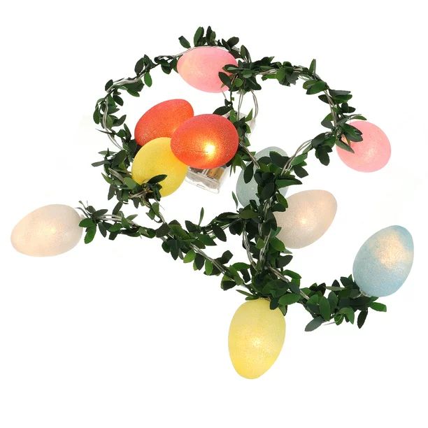 Etereauty 10 LEDs Easter Eggs String Lamp Festival Party String Light Without Battery - Walmart.c... | Walmart (US)