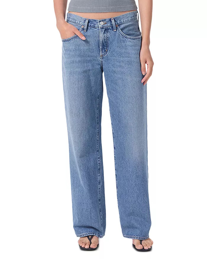 Fusion Organic Cotton Low Rise Loose Straight Jeans in Renounce | Bloomingdale's (US)