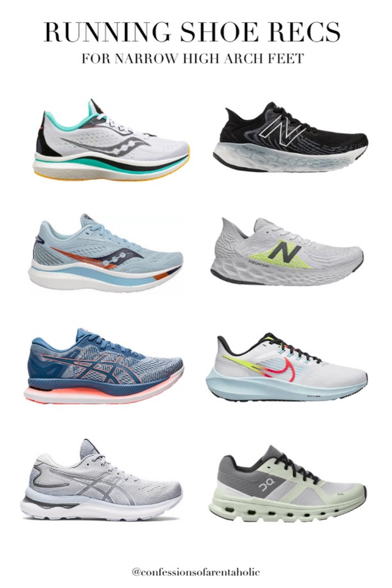 Top recs:

New Balance 1080 Fresh Foam
Saucony Endorphins
ASICS Glideride
ASICS Gel Nibus
Nike Pegasus
On Cloud Cloudrunner