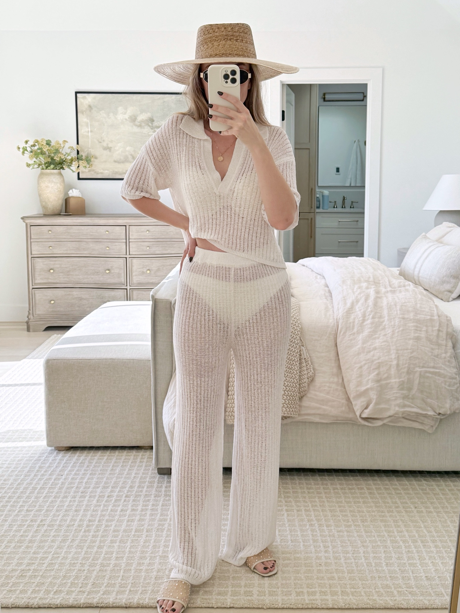 Breezy, chic, and cruise-ready—this knit set is the perfect lightweight layer for sailing days and sunset strolls. Linking all my vacation must-haves so you can pack in style! #DisneyCruise #EffortlessStyle #NeutralAesthetic #VacationMode

#LTKTravel #LTKStyleTip #LTKBeauty