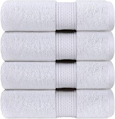 Utopia Towels - Bath Towels Set, White - Luxurious 700 GSM 100% Ring Spun Cotton - Quick Dry, Hig... | Amazon (US)