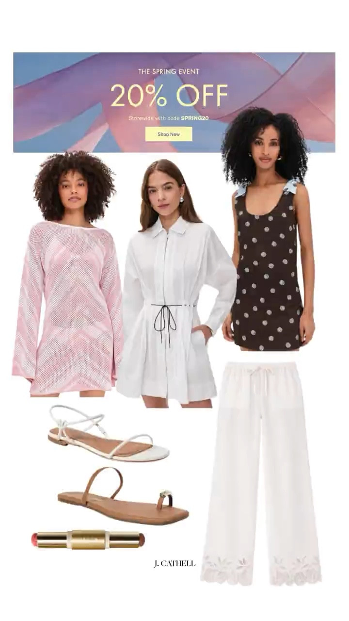 Shopbop Spring Event 🌸✨

The perfect time to refresh your wardrobe—**20% off with code SPRING20**. From everyday staples to standout spring pieces, this is where I stock up on the items I know I’ll wear on repeat.

If you’ve had your eye on anything, now’s the moment. Save this for later and tap to shop my favorites before they’re gone. 🤍

#LTKSale #Shopbop #SpringStyle #WardrobeRefresh #LTKFinds
 

 

#LTKootd #LTKOver40 #LTKSaleAlert