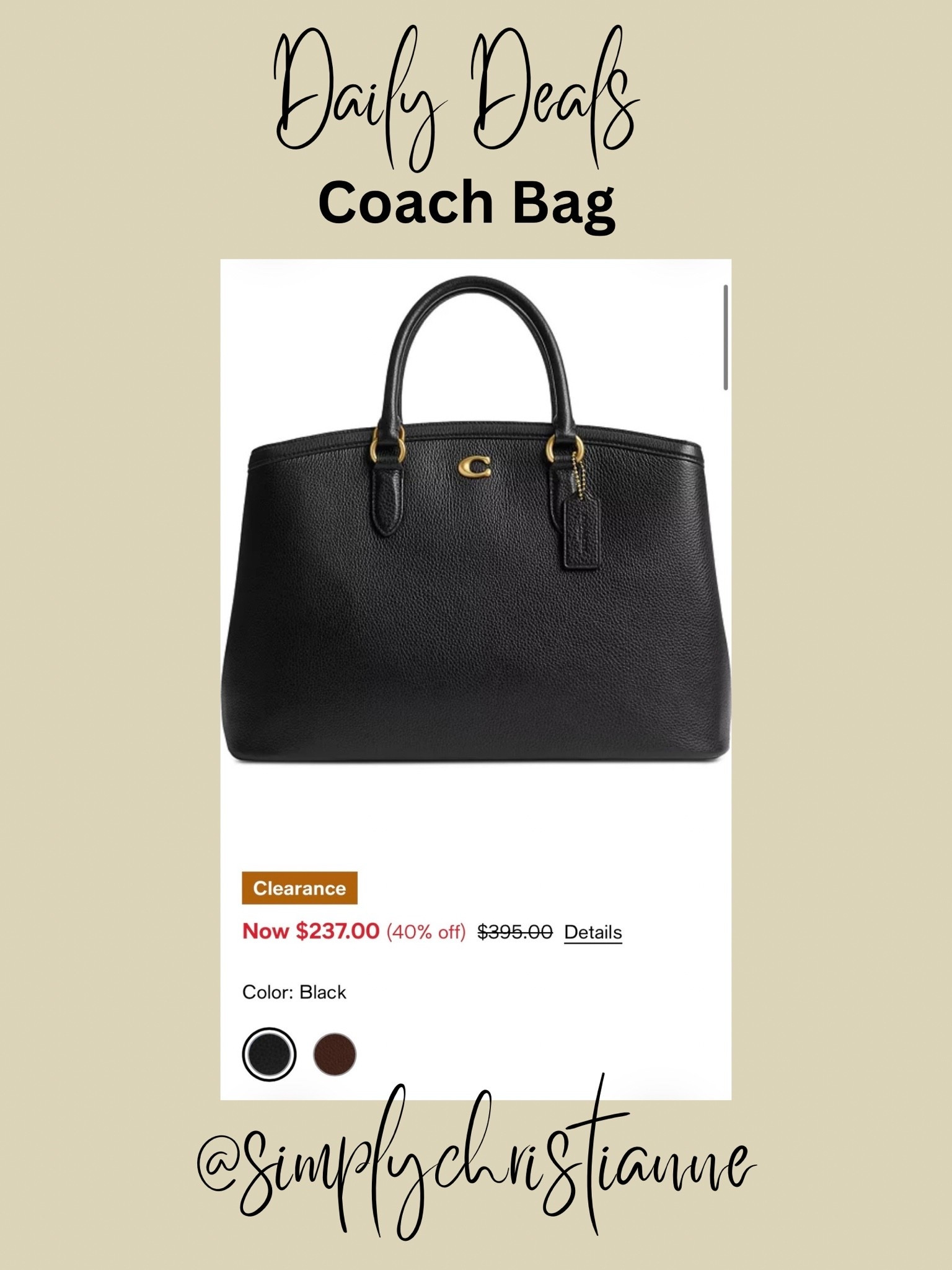 Coach bag sale

#LTKootd #LTKSaleAlert