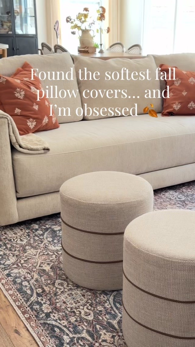 I found the softest little fall pillow covers 🍂🤎

The terracotta color, delicate embroidery, and scalloped edge are giving my sofa the coziest little fall refresh without going full pumpkin patch. 😂

I have the Orange Terracotta in 20x20, and the velvet is so soft. And apparently, I’m not the only one who approves… Jack has officially signed off. 🐾😂

A tiny fall update, but it makes such a difference. 🍁

#fallhome #falldecor #fallhomedecor #cozyhome #homedecor pillowcovers fallstyling homeinspo transitionaldecor

#LTKSeasonal #LTKHome #LTKSaleAlert