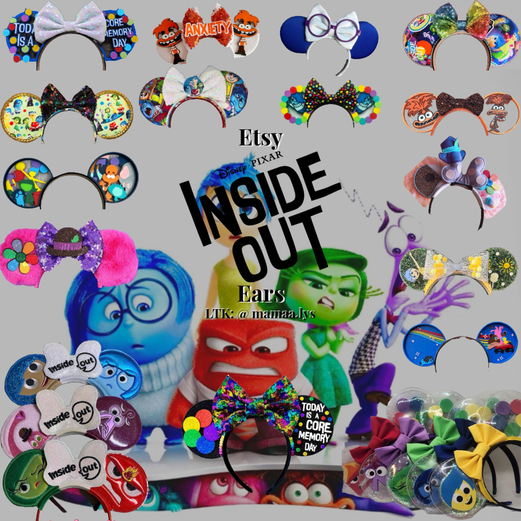 Inside out | Inside out 2 | Pixar | Disney | Accessories | Ears | Disney Ears | Etsy | Pixar Ears

#LTKSaleAlert #LTKGiftGuide #LTKFindsUnder50