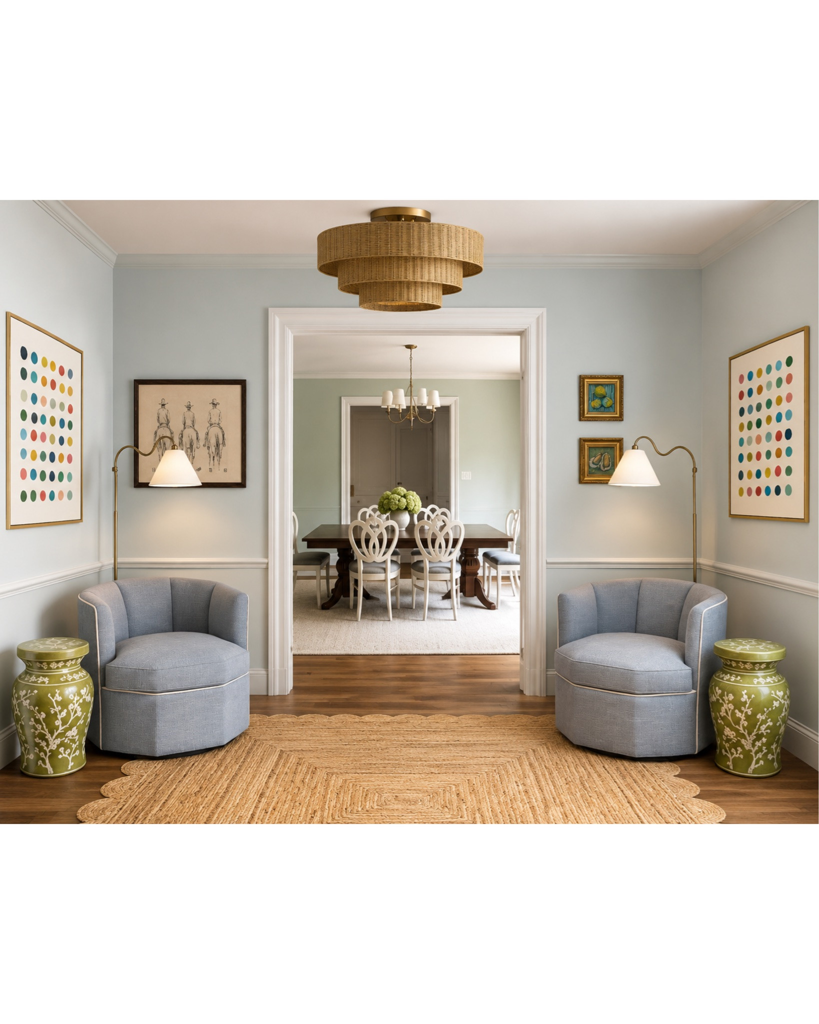 A view of the lounge area of this room redesign! Turning this pass through room between a kitchen and dining room into a bar/breakfast hangout room!

#LTKdayinmylife #LTKHome #LTKSaleAlert