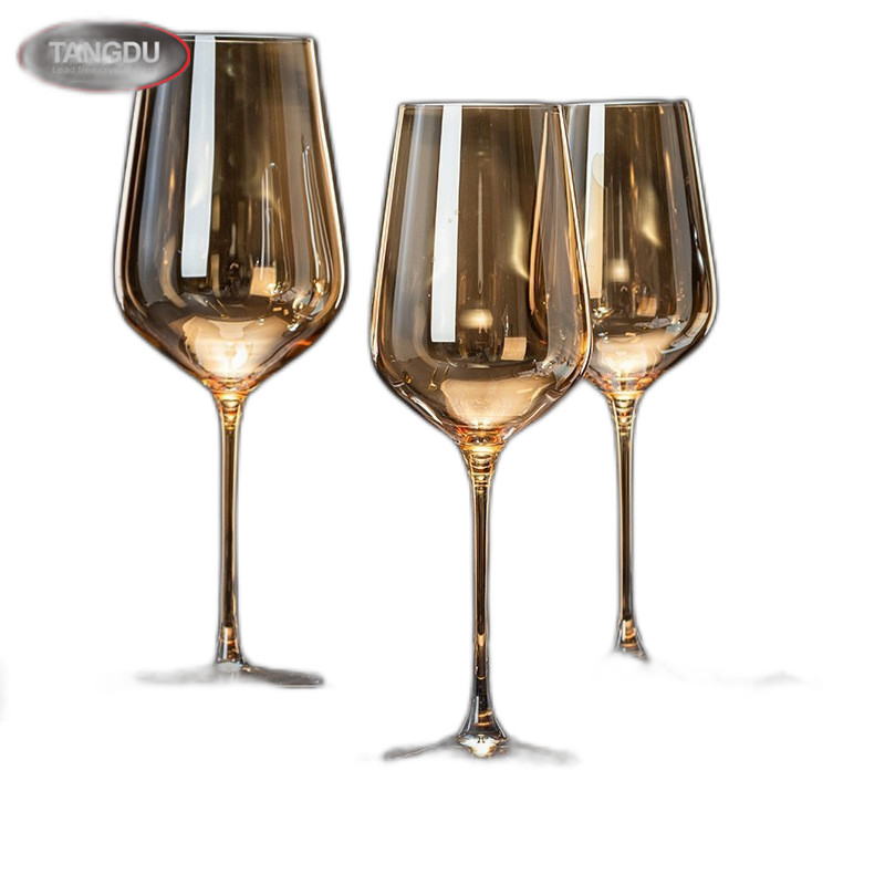 Tangdu Amber Crystal Glass Glat Cup Bordeaux Household Hotel High -Team Cup Red Wine | Walmart (US)