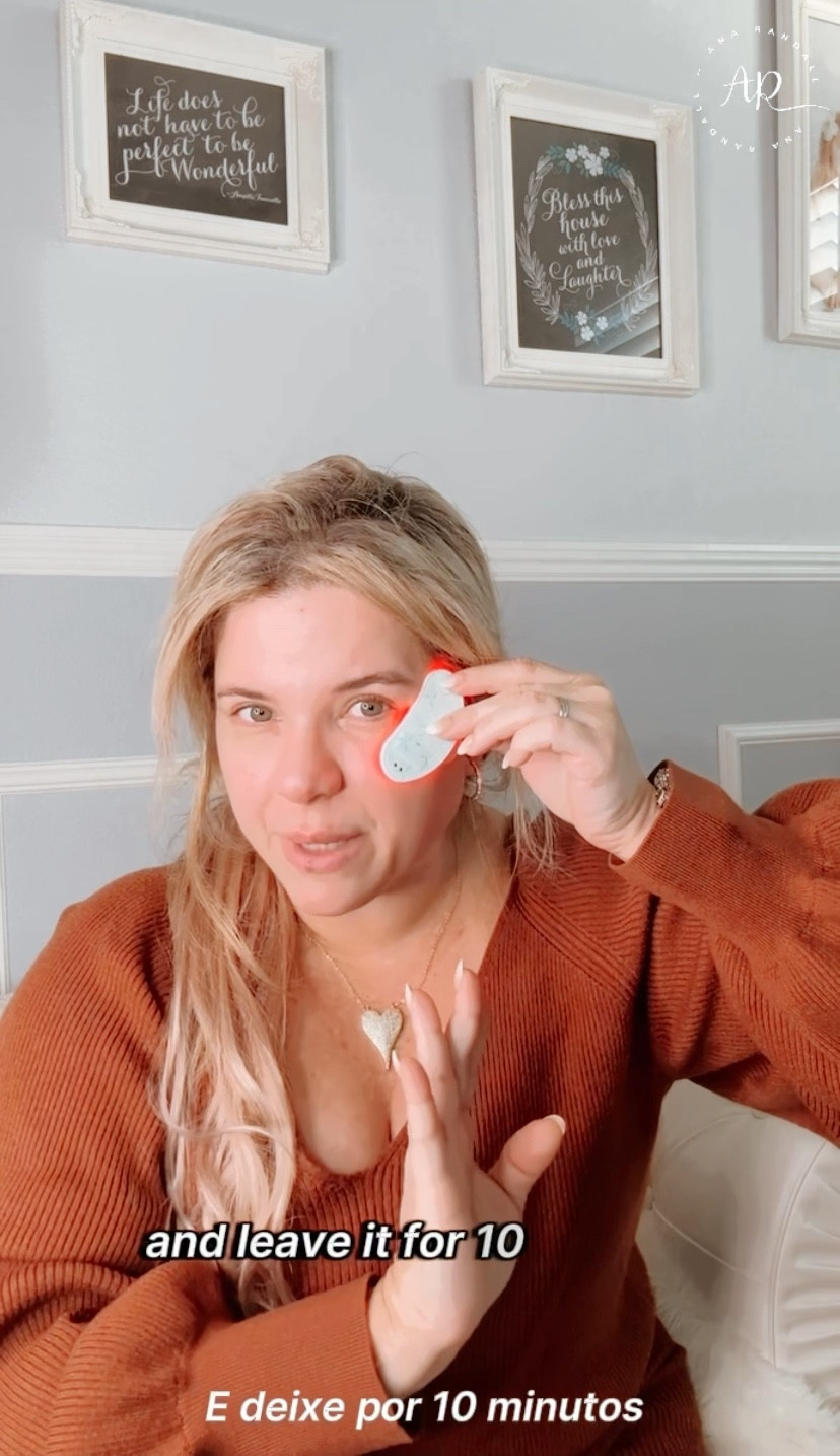 I’m loving my new eye treatment! 

Omnilux is a brand that redefines skincare with non-invasive, medical-grade LED light therapy proven to enhance your natural skin. 

* 	Calms redness and inflammation
* 	All natural. No pain, side effects, or downtime

Eye Brightener - De-puff, brighten, and firm the under eye area with this clinically-proven, dermatologist-recommended red light therapy Mini device. 

* Boosts collagen production to smooth wrinkles
* Brightens dark circles and depuffs under eye bags
* Helps reduce signs of fatigue and aging
* All natural. No pain, side effects, or downtime

Three to five, 10-minute treatments per week for 4-6 weeks followed by maintenance as desired.

Try the Blemish Eraser to help breakouts and the Skin Corrector that target fine lines 👊🏻

* This is not a claim. It’s my personal opinion! 

Minis are 15% off from 2/12-2/18 

#ad #OmniluxMini #omniluxpartner #omnilux
#Omniluxled #OmniluxAmbassador
@Omniluxled#LTKGiftGuide 

#LTKover40 #LTKbeauty