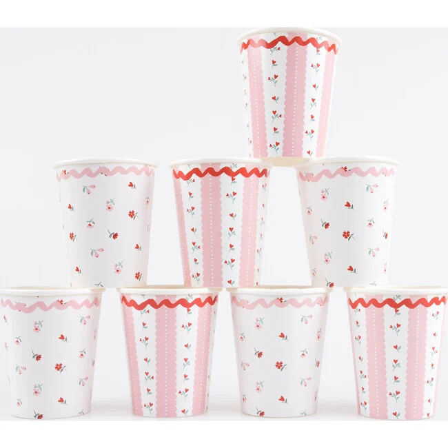 Meri Meri | Vintage Rose Cups | Maisonette | Maisonette