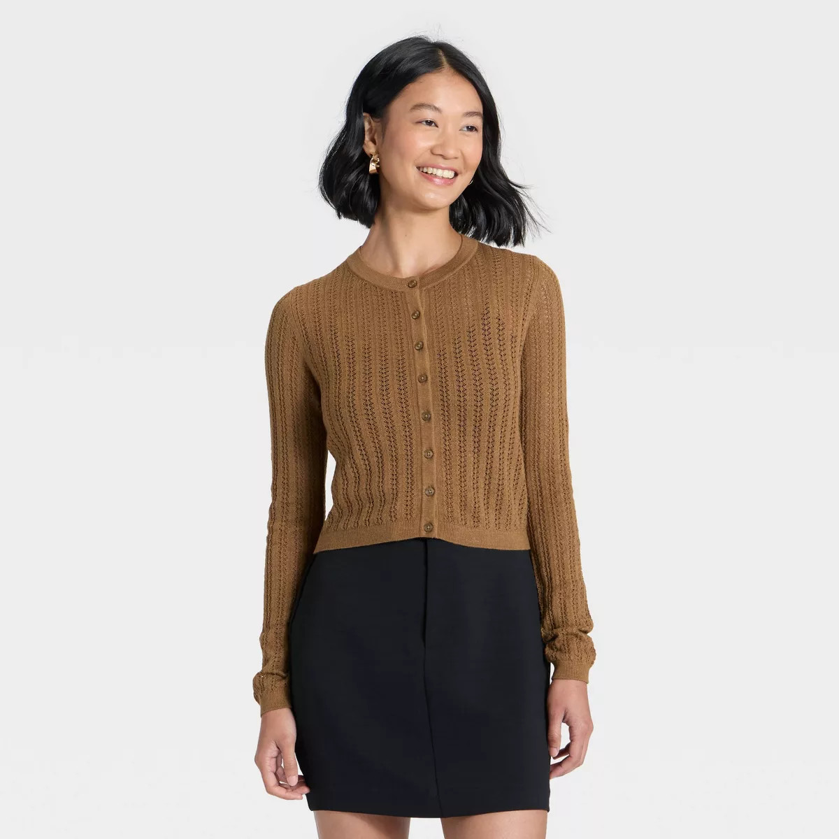 Women's Pointelle Cardigan - A New Day™ | Target