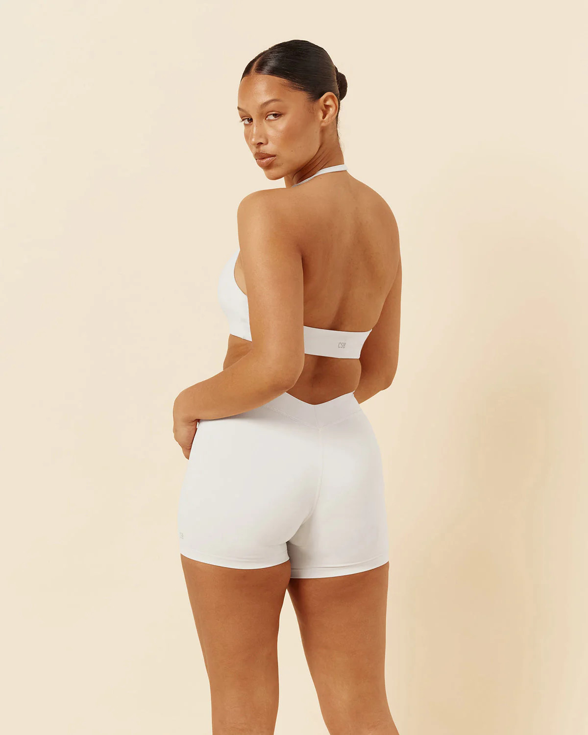 Form V Waist Shorts 5" | Vanilla | Crop Shop Boutique US