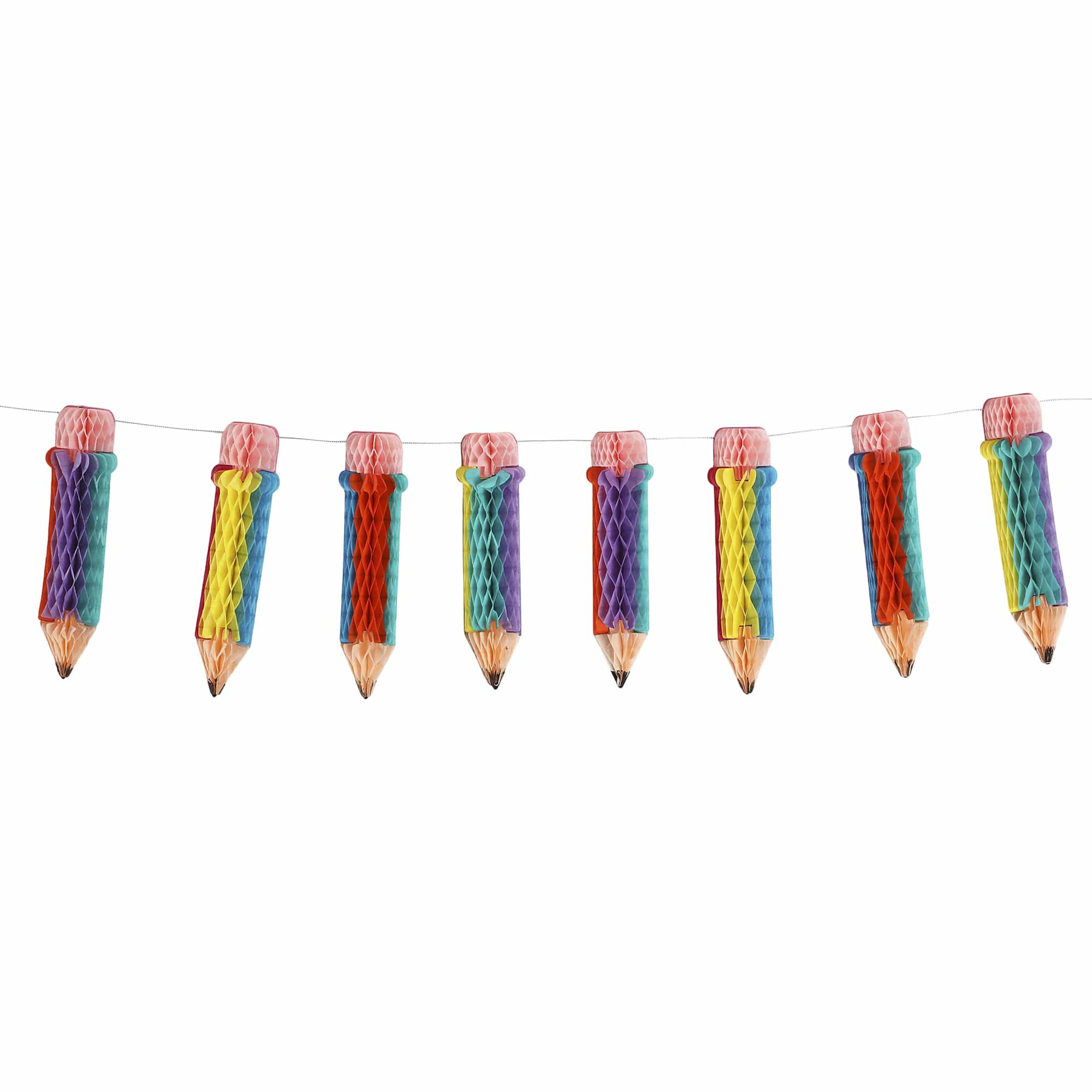 Honeycomb Pencil Garland (Party Banner) | Packed Party