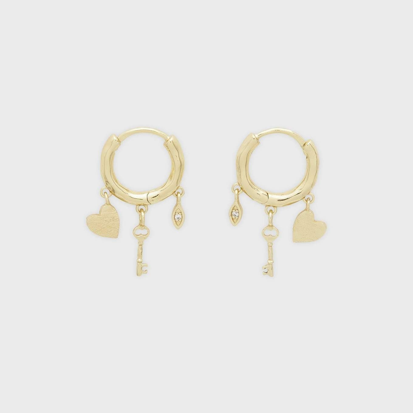 Love Charm Huggies | Gorjana