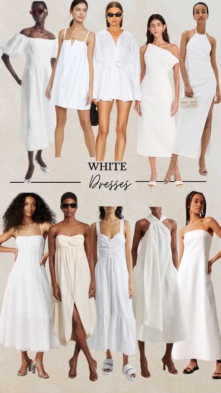 White dresses I'm loving for spring/summer 🤍

#LTKstyletip #LTKSeasonal