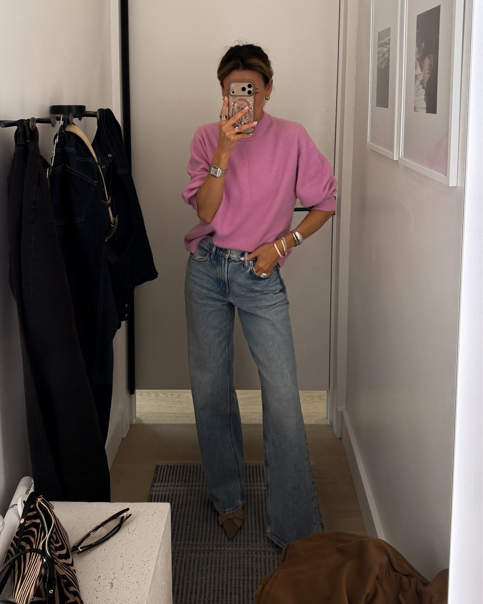 New pieces I’m loving lately! Brand new jeans at vuori, I got two of the wide leg ones, fits tts. I already own the cashmere in cream and couldn’t resist this shade of pink xs

#LTKootd #LTKSeasonal