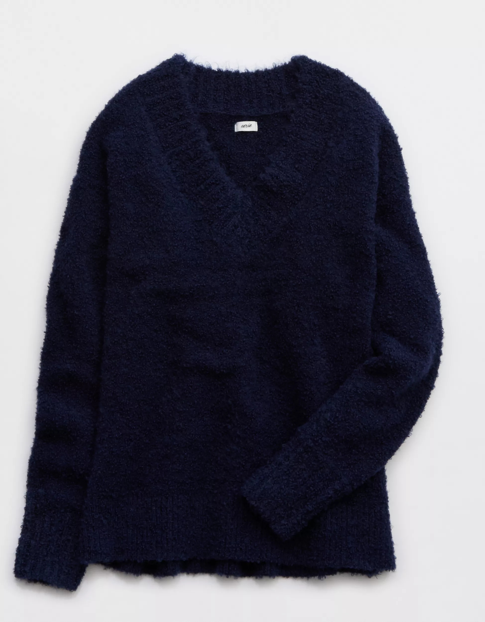 Aerie Teddy Boucle Sweater | American Eagle Outfitters (US & CA)