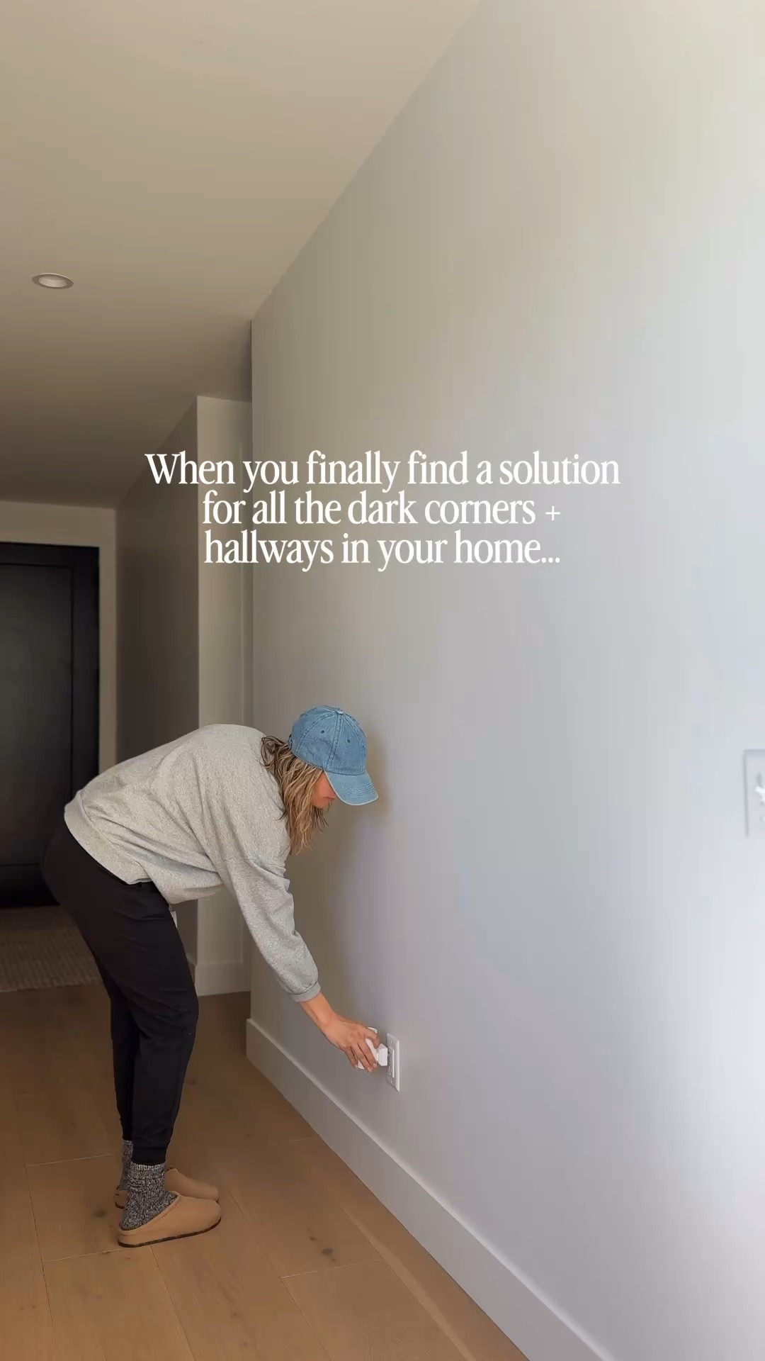 And I love that they are white so they just blended in with our walls, but they also are available in black!