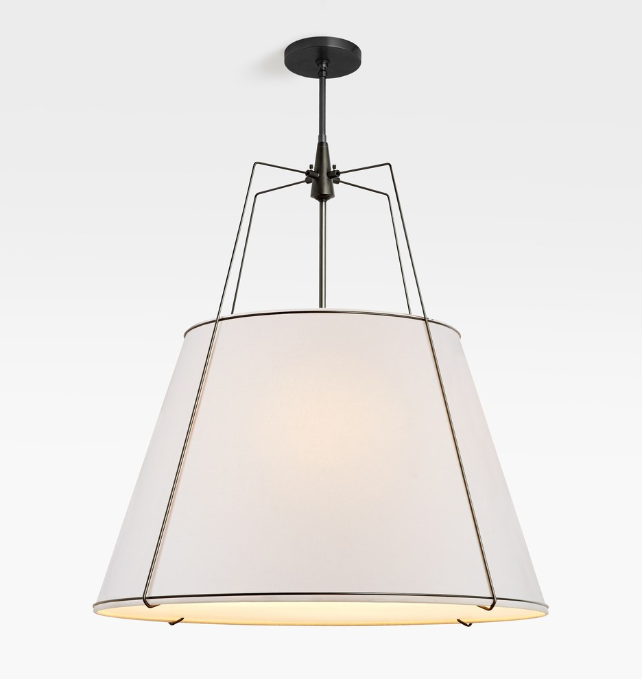 30" Conical Drum Pendant | Rejuvenation