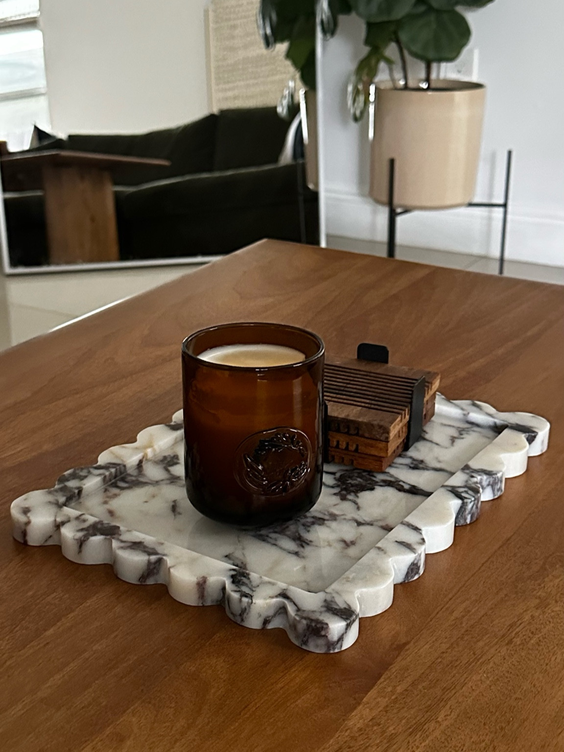 Adding a marble accent is just what the brown color pallet needed! 

#LTKMostLoved #LTKGiftGuide #LTKSeasonal