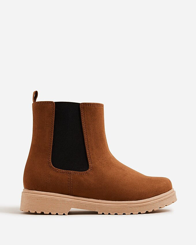 Girls' lug-sole boots with glitter heel | J. Crew US