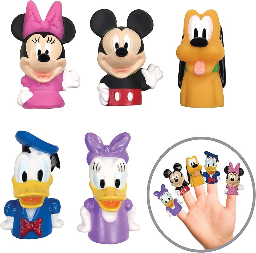 Disney Mickey Mouse & Friends Finger Puppets - Party Favors, Educational, Bath Toys | Amazon (US)