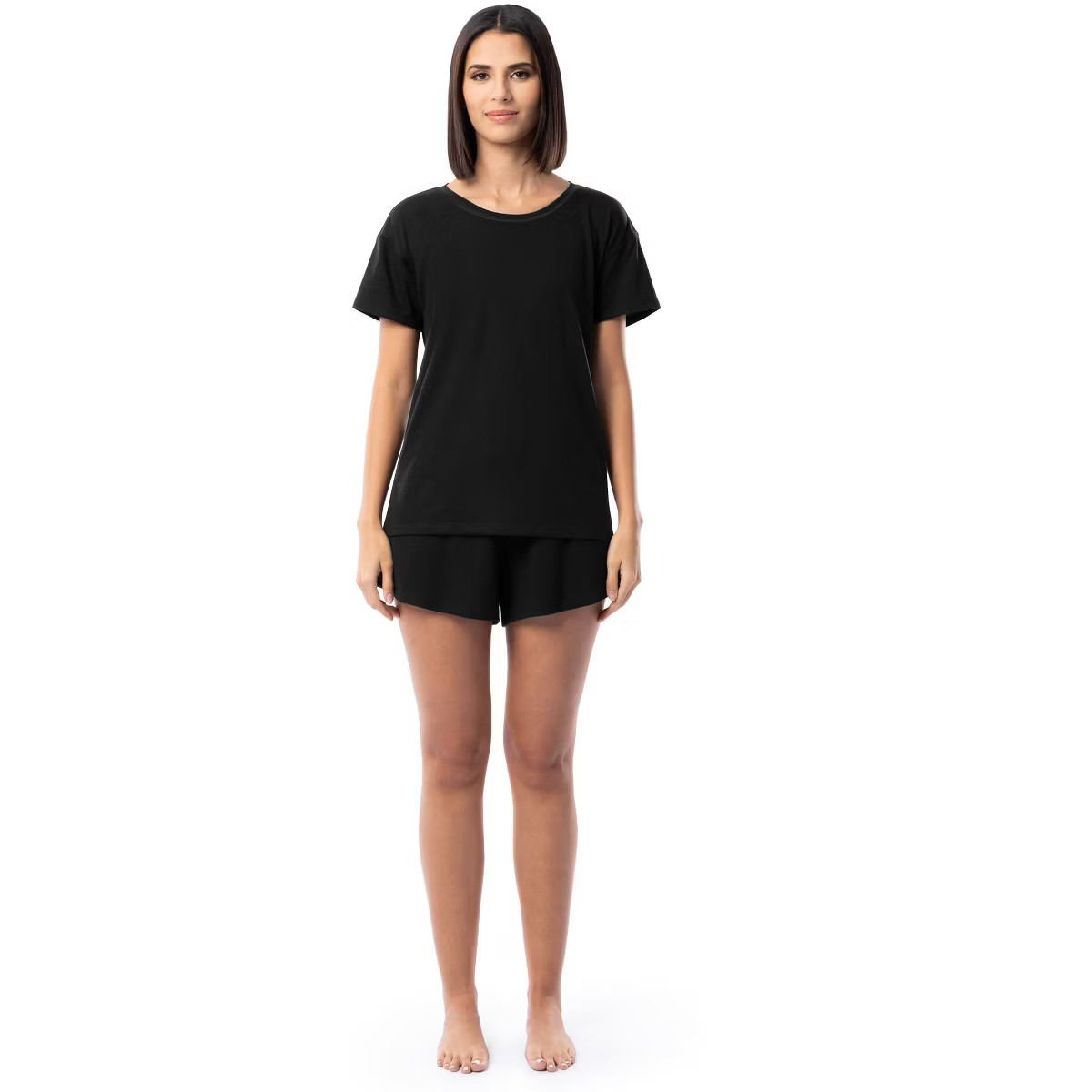 Fruit of the Loom Women's Breathable Pajama Short Sleeve T-shirt and Short Set, Sizes S-4X | Target