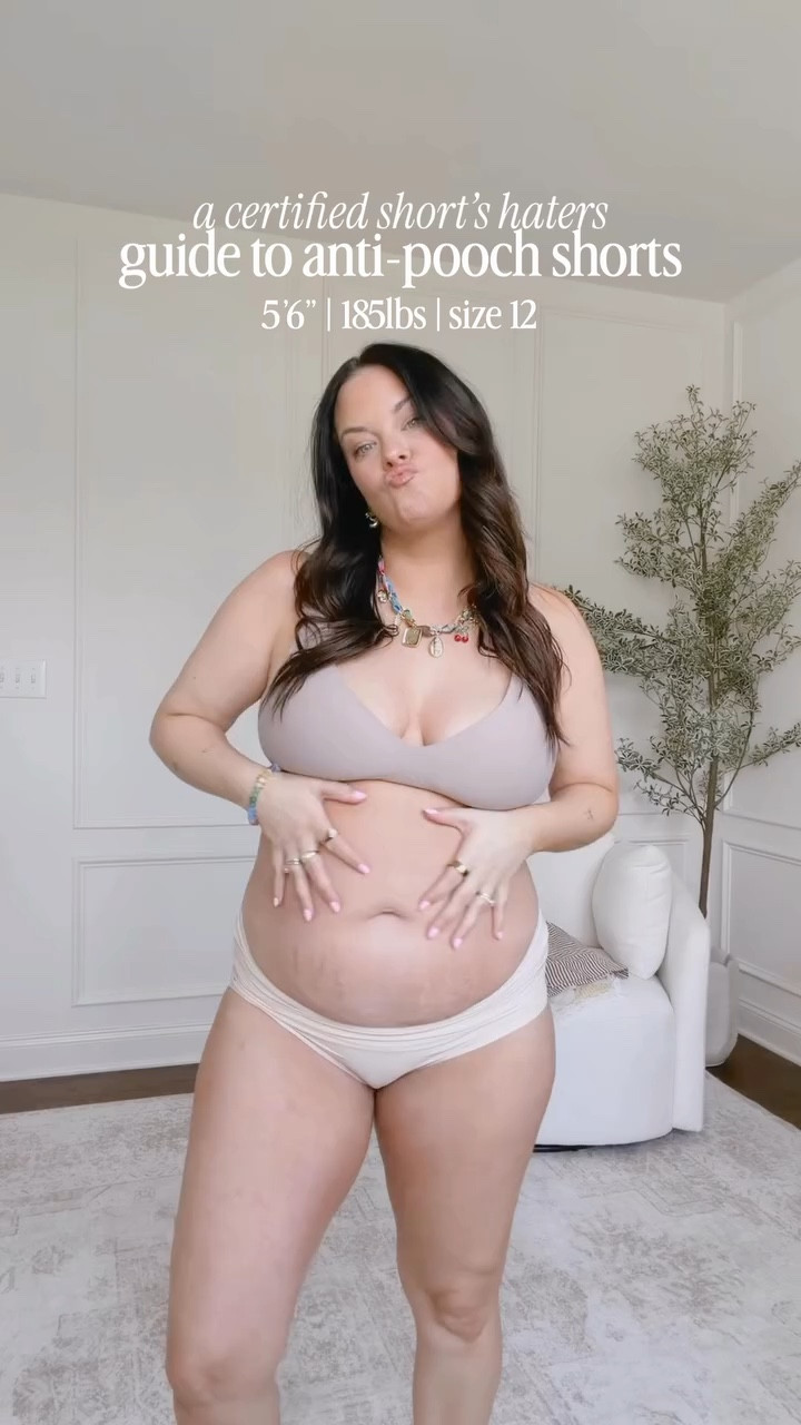 anti-pooch shorts from a certified shorts hater 🩳✨🤭 all under $25!!! 
like & use SHORTS and I’ll send you the 🔗

& let me know if we need a part 2!! 

#antipooch #momshorts #shortshater