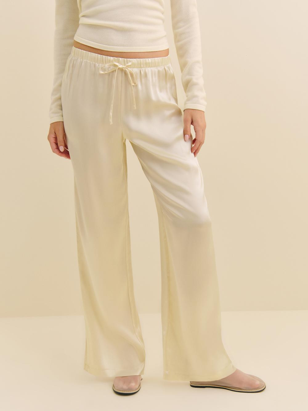 Olina Silk Pant | Reformation (Global)