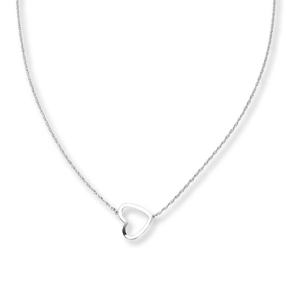 Heart Necklace Sterling Silver | Kay Jewelers