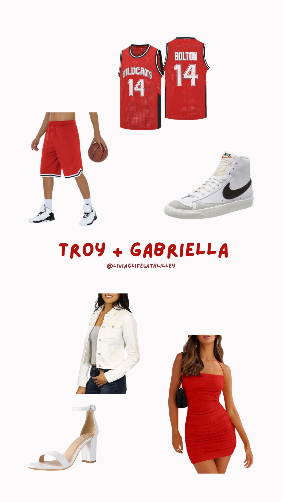 halloween costume idea!! troy and gabriella from high school musical! 

#LTKFallSale #LTKSeasonal #LTKU