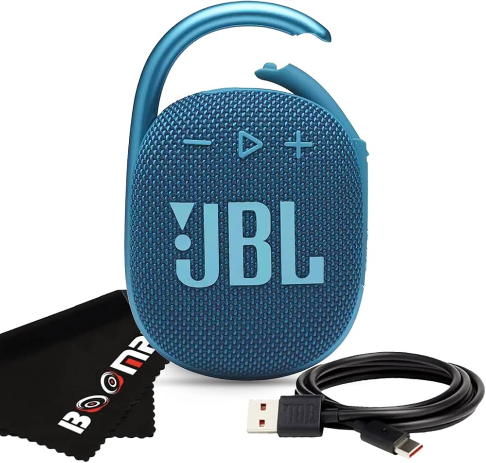 Boomph Sound Pack: JBL Clip 4 Portable Bluetooth Wireless Speaker with IP67 Waterproof, Dustproof... | Amazon (US)