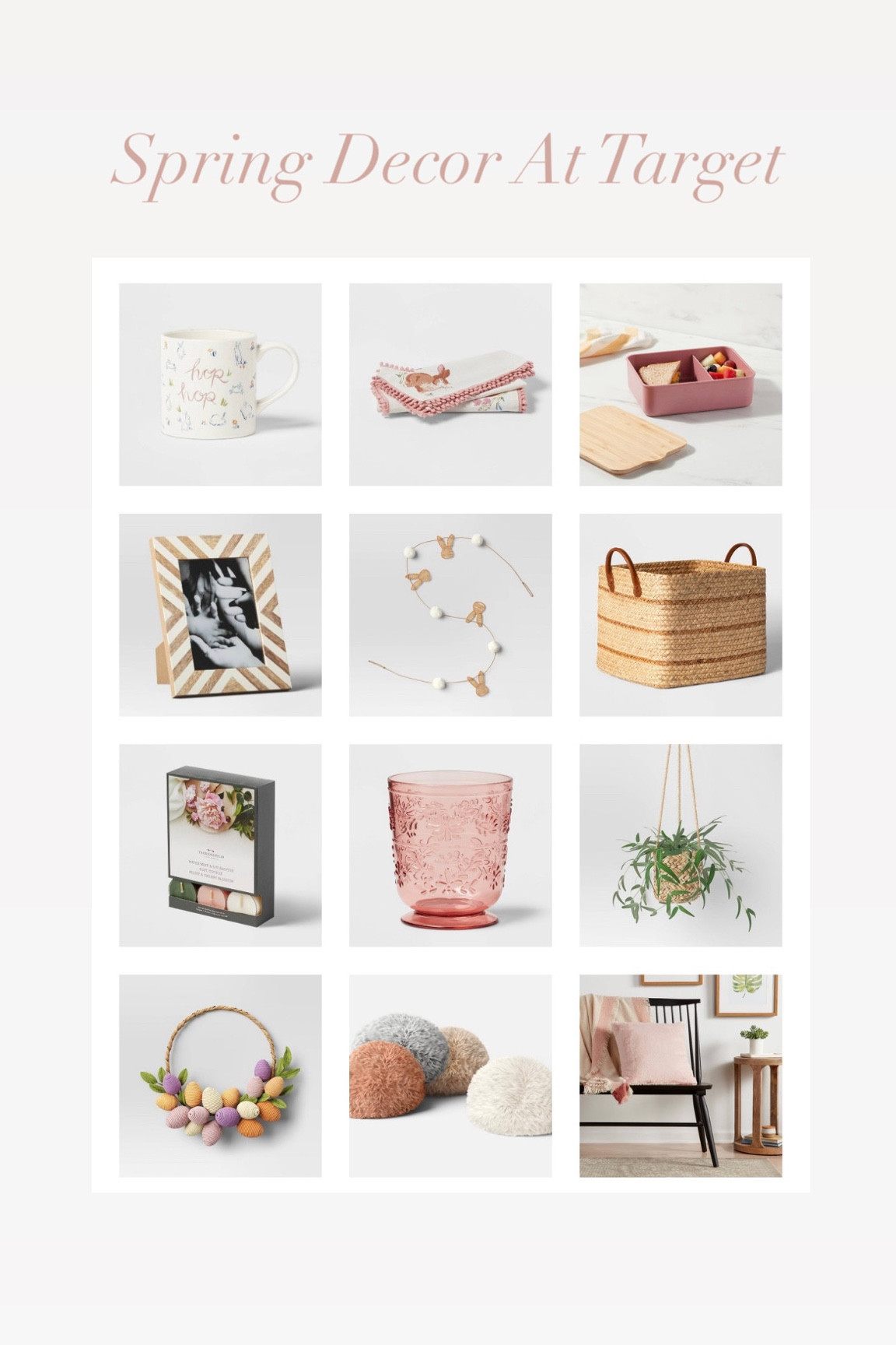 NEW Spring Decor at Target!! 

#LTKunder100 #LTKhome #LTKSeasonal