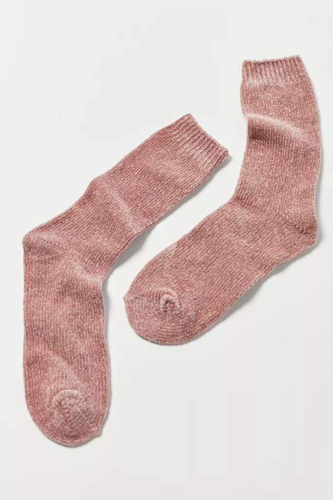 Cozy Chenille Crew Sock | Urban Outfitters (US and RoW)