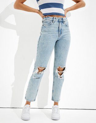 AE Mom Straight Jean | American Eagle Outfitters (US & CA)