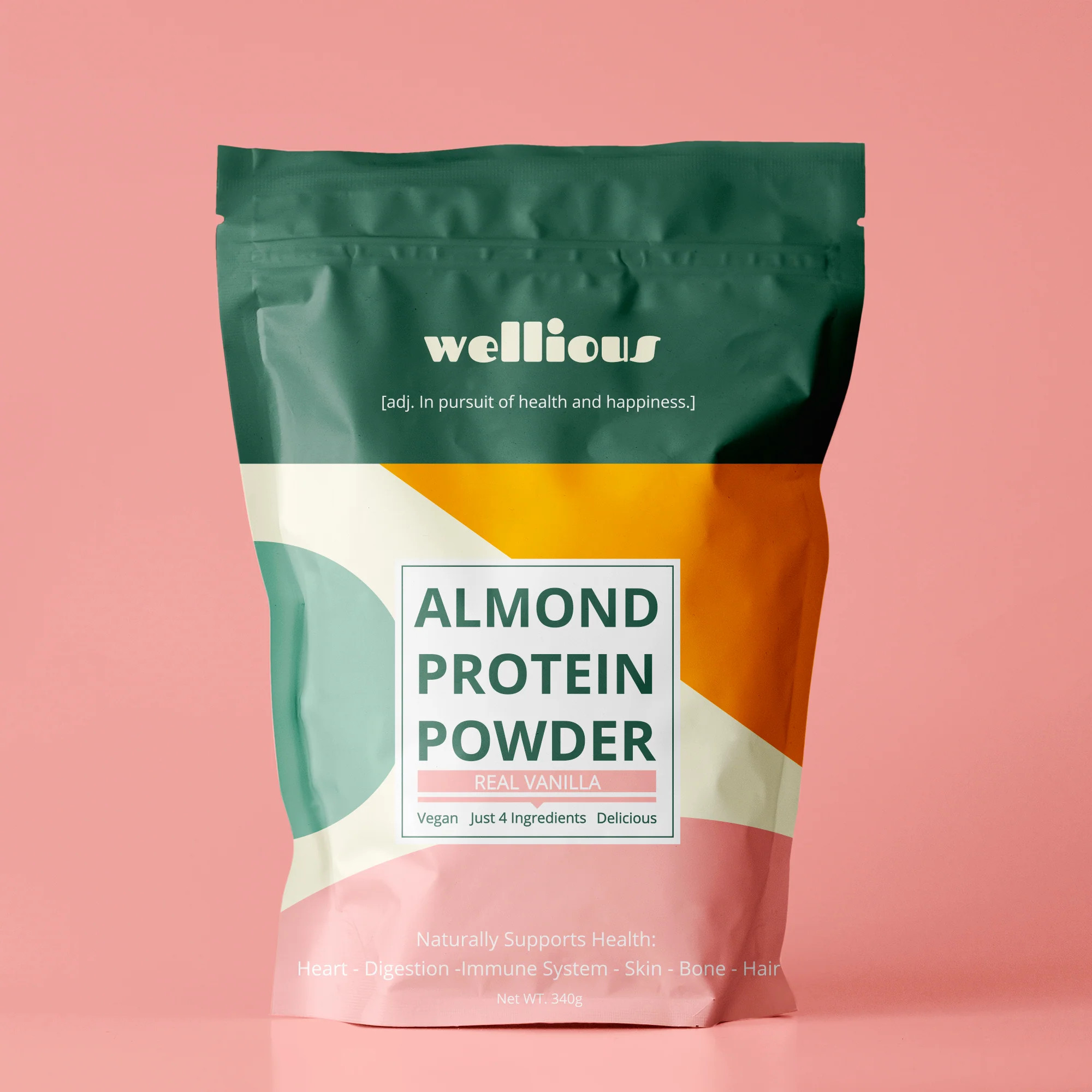 Wellious Protein Powder - Real Vanilla | Wellious