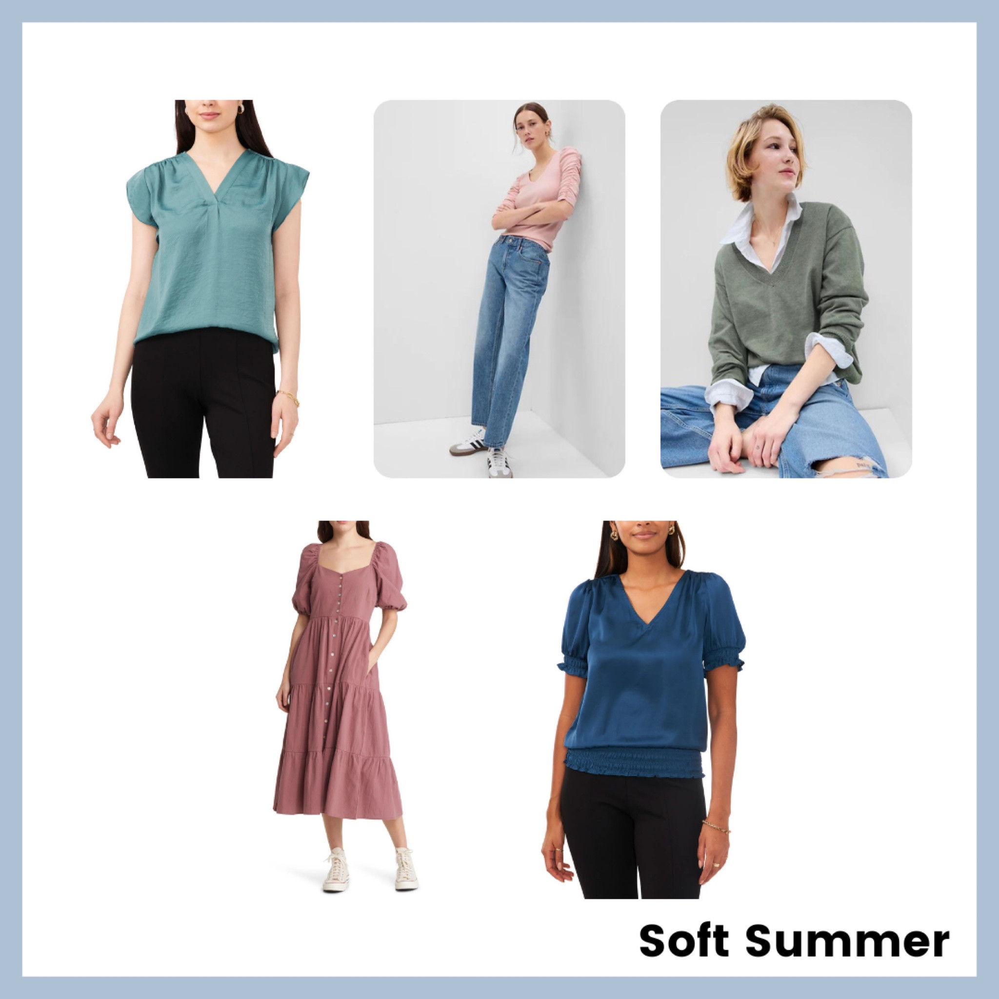 #softsummerstyle #coloranalysis #softsummer #summer

#LTKSeasonal #LTKunder100 #LTKunder50