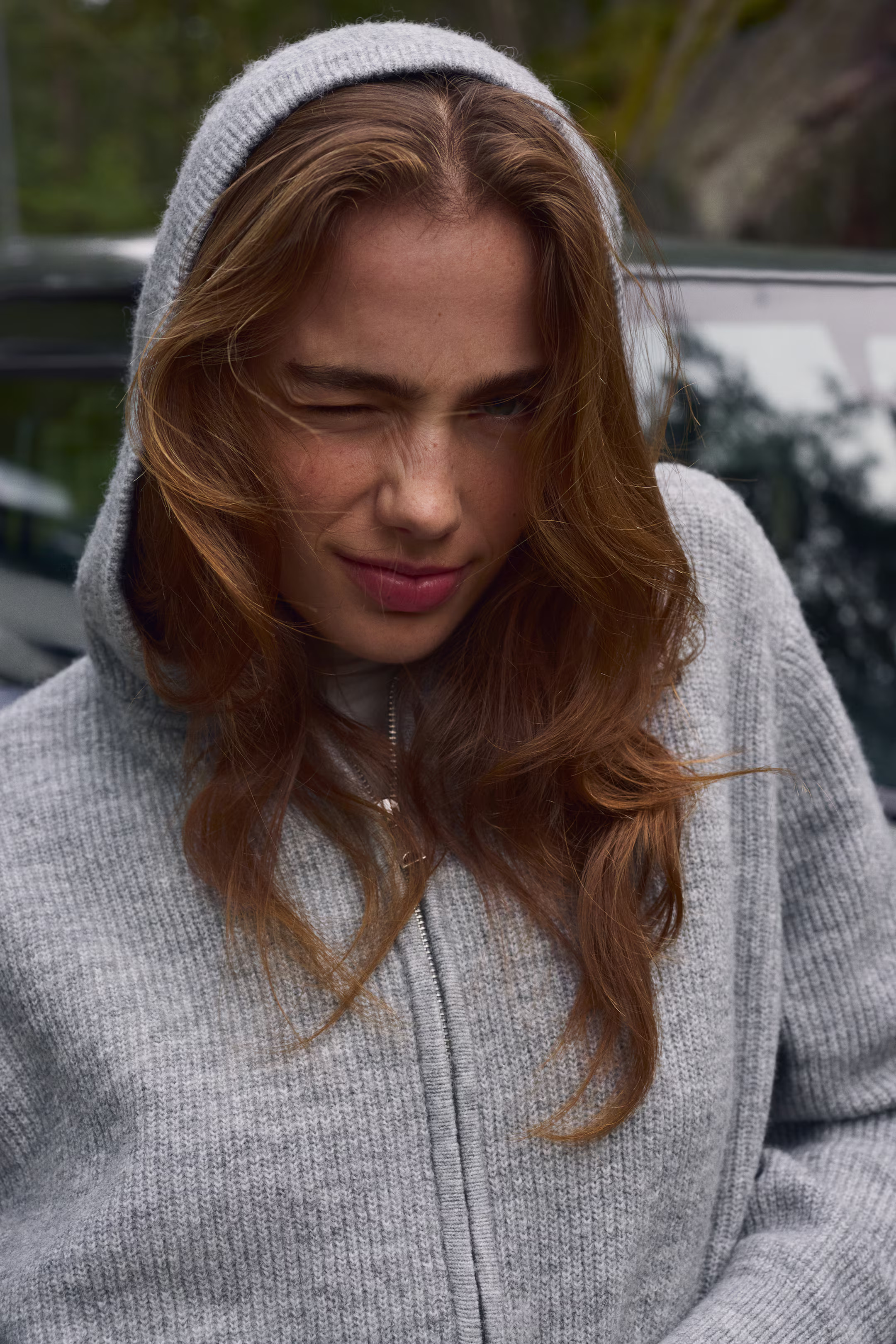 Hooded zip-through cardigan | H&M (UK, MY, IN, SG, PH, TW, HK)