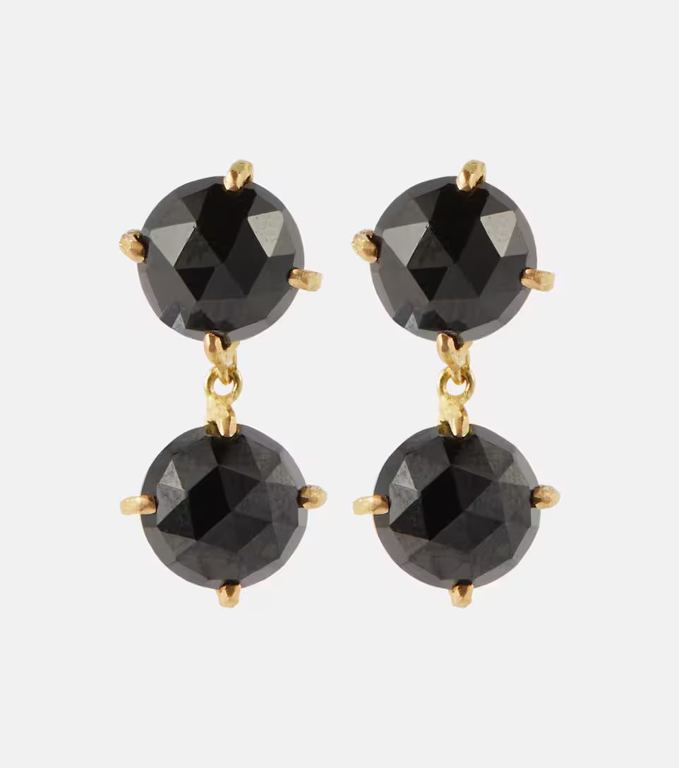 Evita 18ct gold earrings with spinels | Mytheresa (US/CA)